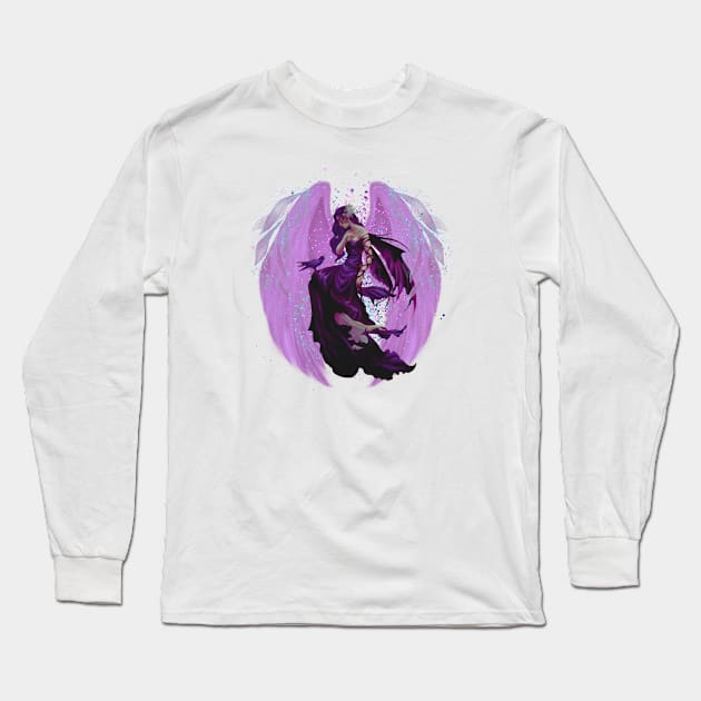 Mystical Fairy #3 Long Sleeve T-Shirt by Mazzlo Shop